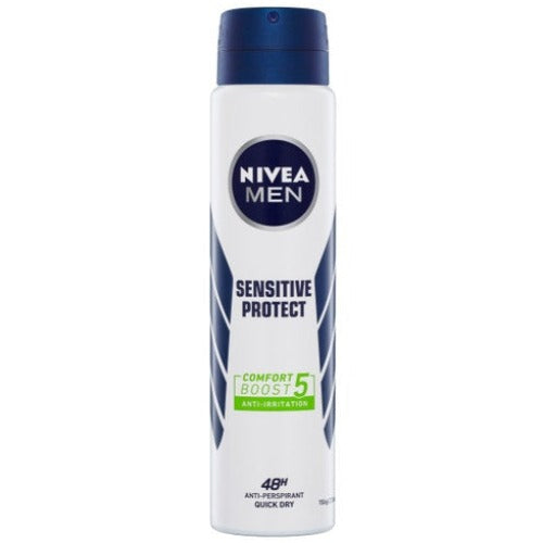 Nivea For Men Aerosol Deodorant Sensitive Protect 250ml