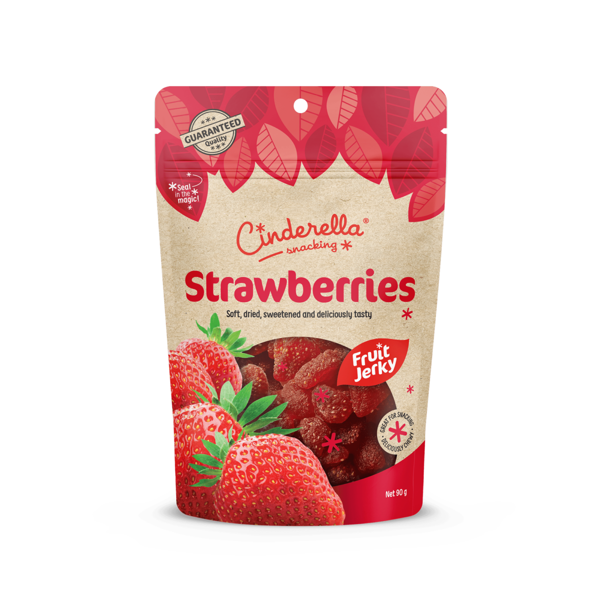 Cinderella Dried Strawberries 90g