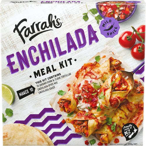 Farrah's Mexican Enchilada Meal Kit 8pk 454g