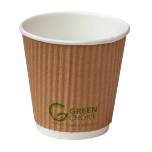 Green Choice Ripple Wall Cup Plastic 8oz CTN 500