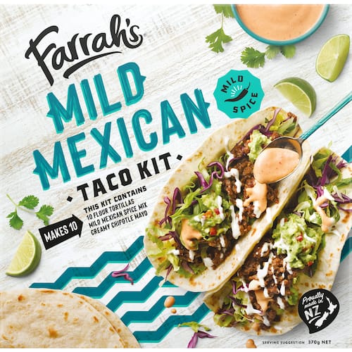Farrah's Mexican Taco Meal Kit 10pk 385g