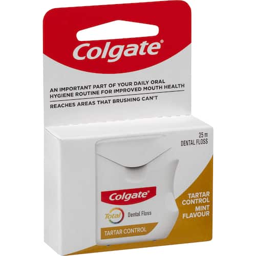 Colgate Dental Floss Total Tartar Control 25m