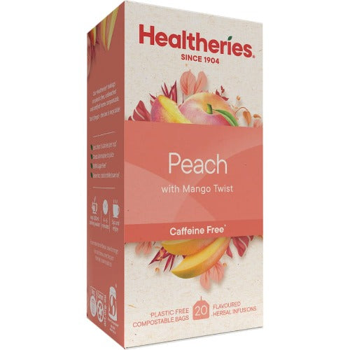Healtheries Peach with Mango Teabags 20pk