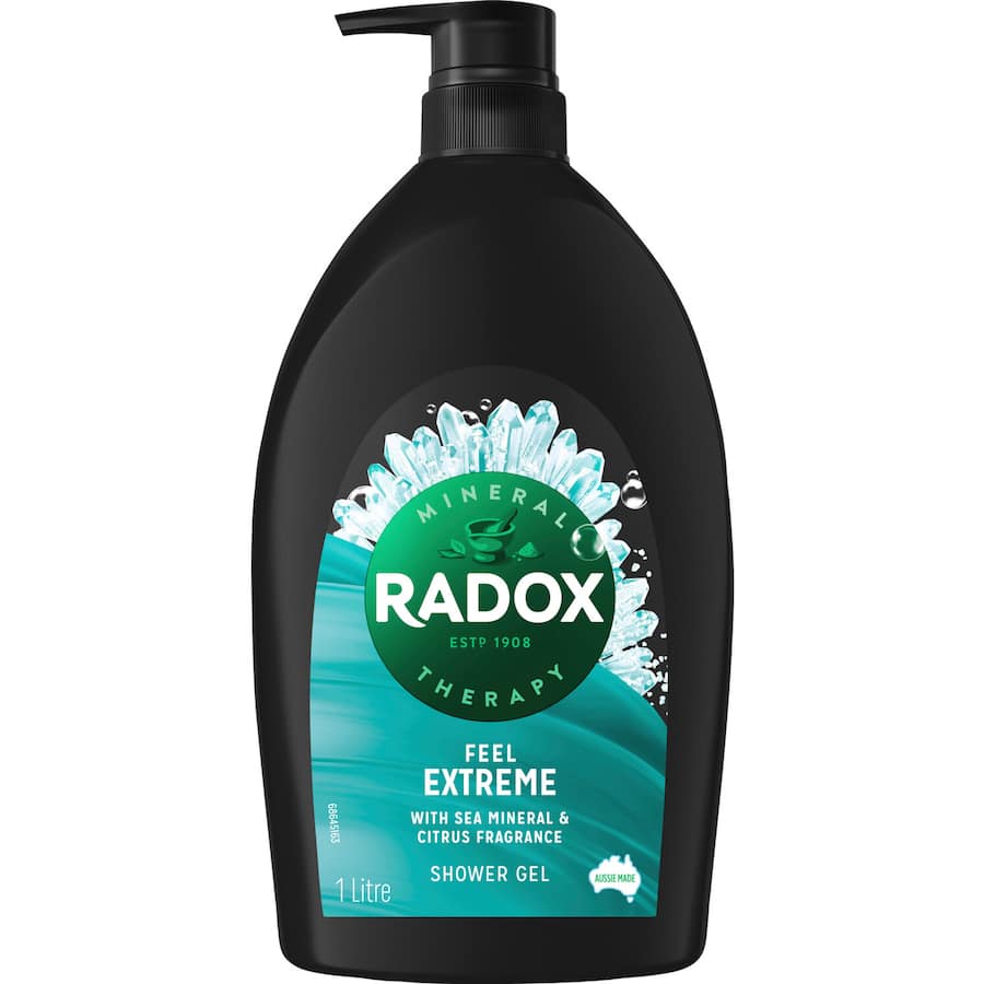 Radox For Men Shower Gel Feel Extreme Pump 1L