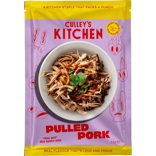 Culleys Kitchen Pulled Pork Recipe Mix 33g