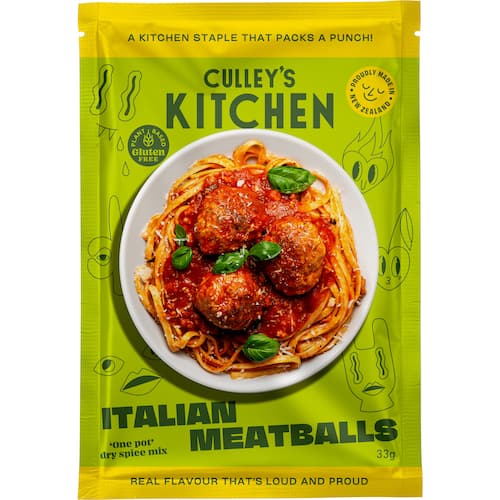 Culleys Kitchen Italian Meatballs Recipe Base 33g