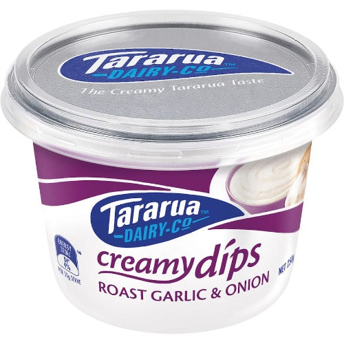 Tararua Garlic & Onion Dip 250g