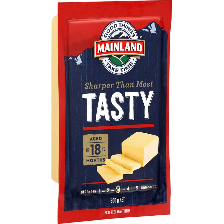 Mainland Tasty Cheddar Cheese Block 500g