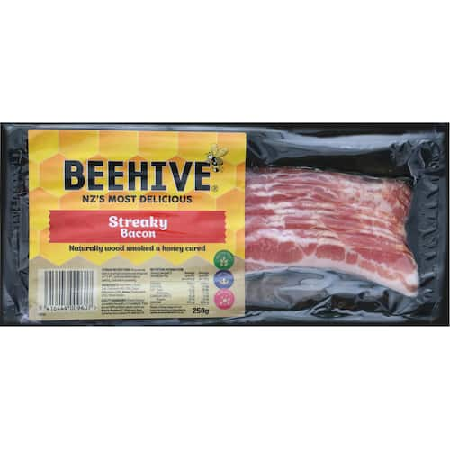 Beehive Streaky Bacon 250g