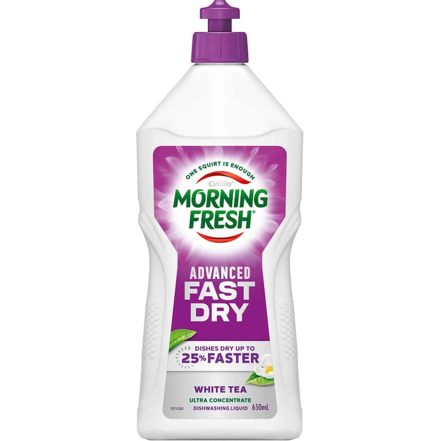 Morning Fresh Advance Fast Dry White Tea Dishwashing Liquid 650ml