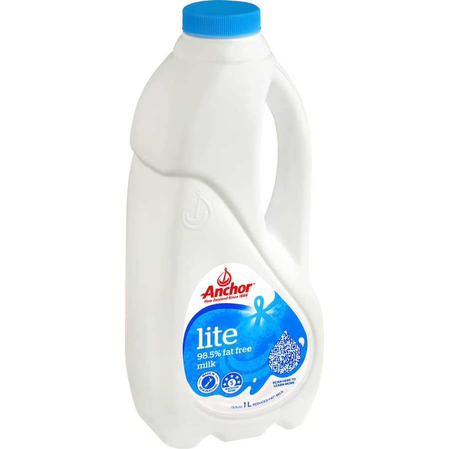 Anchor Lite Fat Free Milk 1L