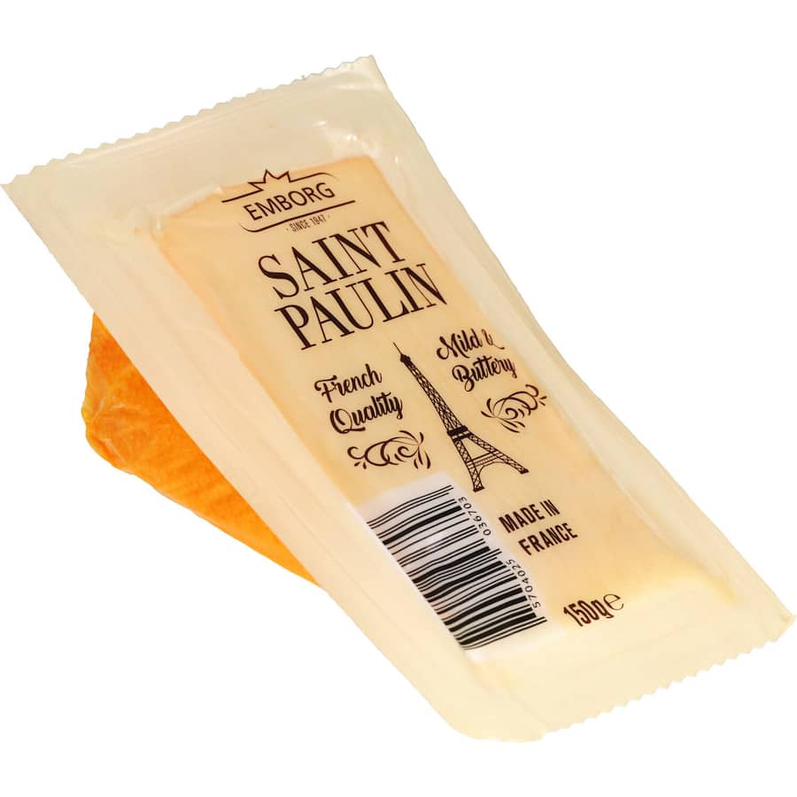 Emborg Saint Paulin Mild & Buttery Cheese 150g