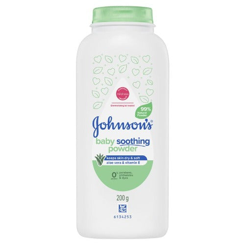 Johnsons Baby Powder Pure Cornstarch with Aloe & Vitamin E 255g