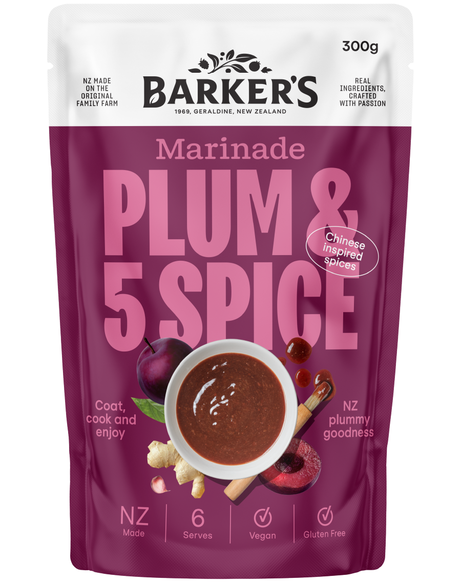 Barkers Plum & Five Spice Marinade 300g