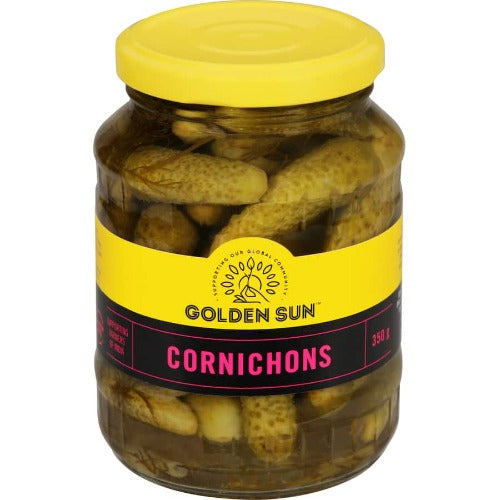 Golden Sun Cornichons Gluten Free 350g