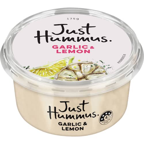 Just Hummus With Garlic & Lemon 175g
