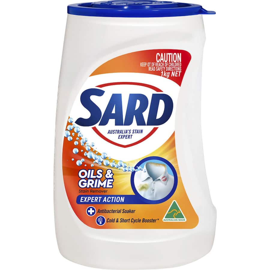 Sard Oils & Grime Stain Remover Powder Soaker 1kg