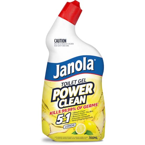 Janola Power Clean Lemon Fresh Toilet Bleach Gel  700ml