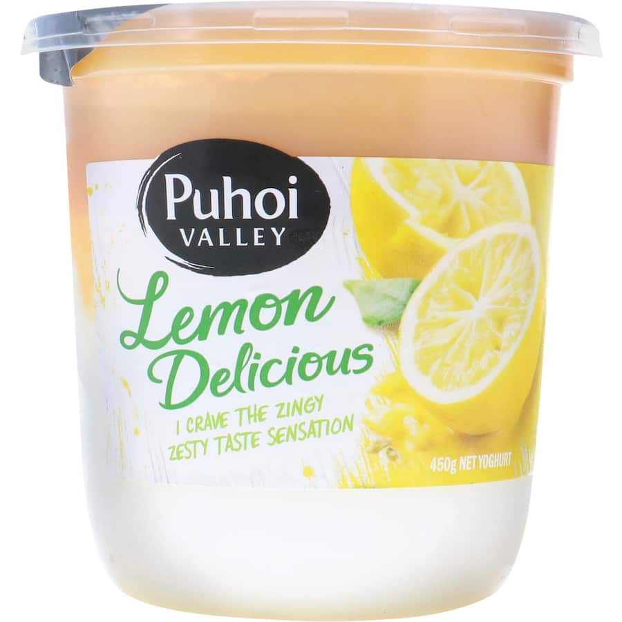 Puhoi Lemon Delicious Yoghurt 450g