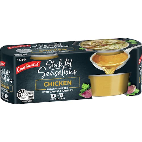 Continental Chicken Stock Pot Sensations 4pk