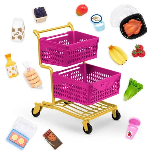 Our Generation Deluxe Accessory Set - Shopping cart