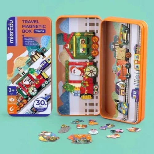 Travel Magnetic Puzzle - Trains