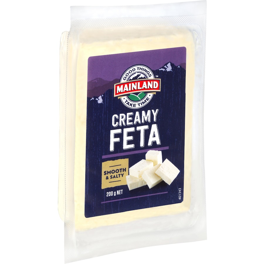 Mainland Creamy Feta Cheese Block 200g