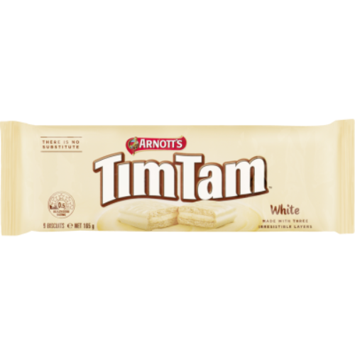 Arnotts Tim Tam White Chocolate Biscuits 165g