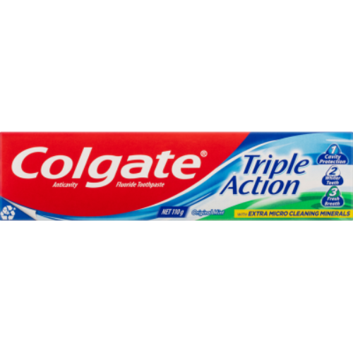 Colgate Triple Action Original Mint Toothpaste 110g