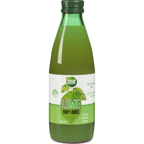 Real Foods Lime Juice 250ml