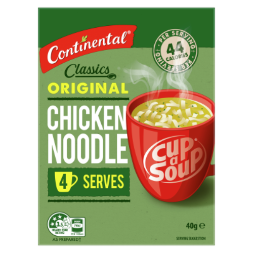 Continental Original Chicken Noodle Cup a Soup 4pk