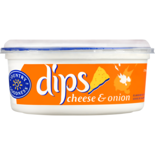 Country Goodness Cheese & Onion Dips 250g