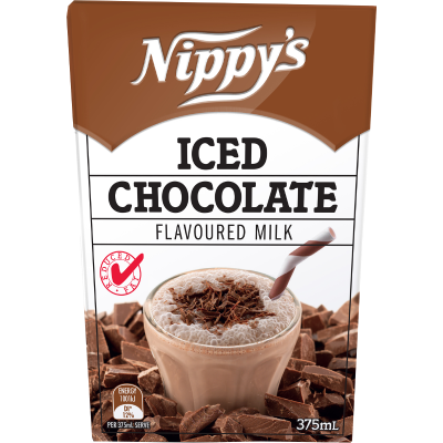Nippys Iced Chocolate Flavoured Milk 375ml