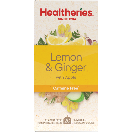 Healtheries Tea Lemon Ginger with Apple 20pk