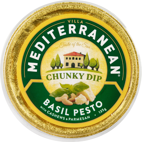 Mediterranean Basil Pesto with cashews & parmesan 135g