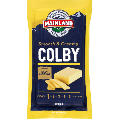 Mainland Colby Cheese Block 1kg