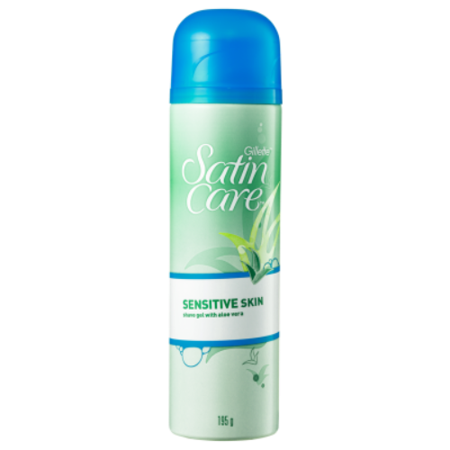 Gillette Satin Care Sensitive Skin Aloe Vera Shave Gel 195g