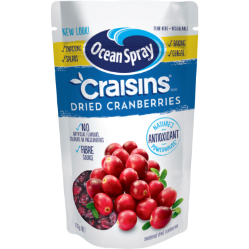 Ocean Spray Craisins Original Dried Cranberries 170g