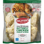Inghams Garlic & Herb Butterfly Chicken