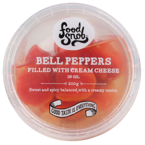 Food Snob Bell Peppers With Cream Cheese 200g