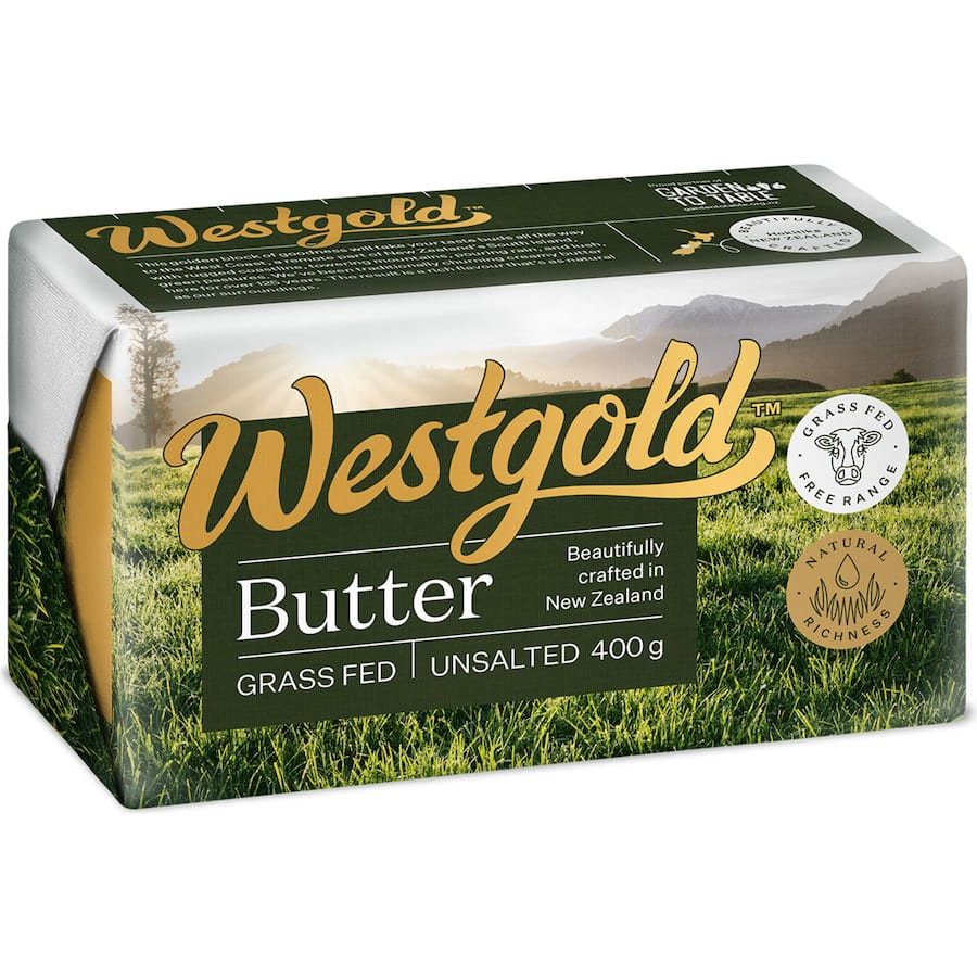 Westgold unsalted butter 400g