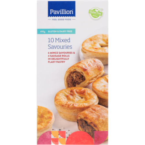Pavillion Mixed Savouries Gluten & Dairy Free 10pk