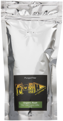 Rush Filter/Plunger Coffee Organic 200g