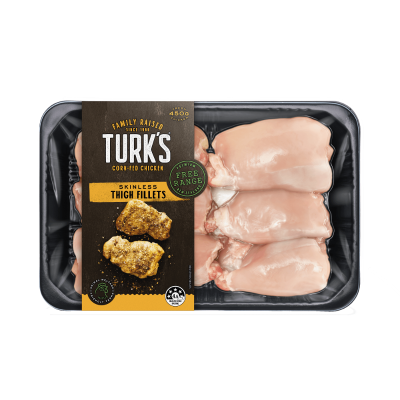 Turks Chicken Thigh Fillets 450g