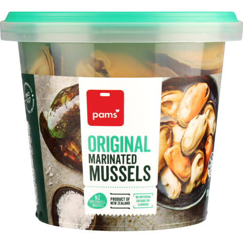 Mussels Marinated Plain 375g