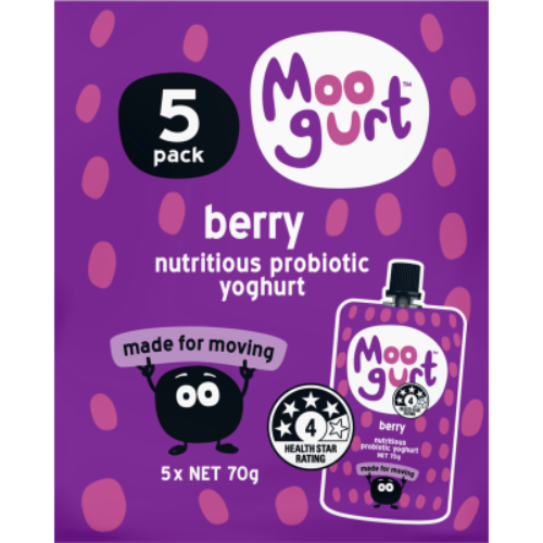 Moogurt Suckies Berry 5 x 70g