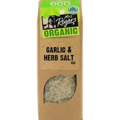 Mrs Rogers Garlic & Herb Salt 65g