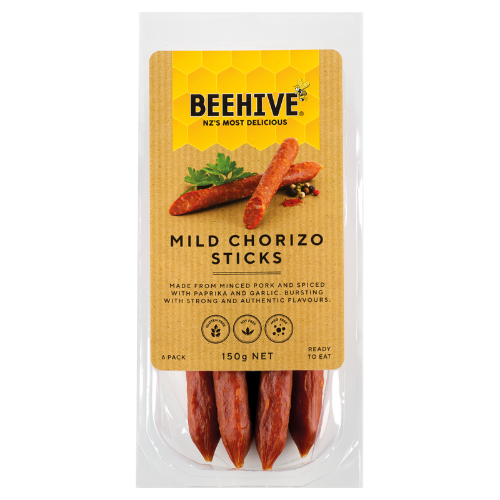 Beehive Mild Chorizo Sticks 150g