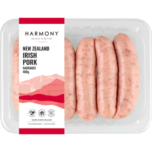 Harmony FR Pork Irish Sausages 6pk
