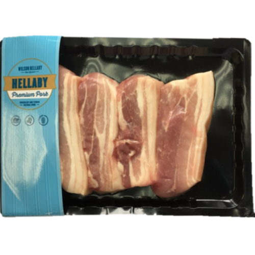 Hellaby Pork Belly Slices per kg